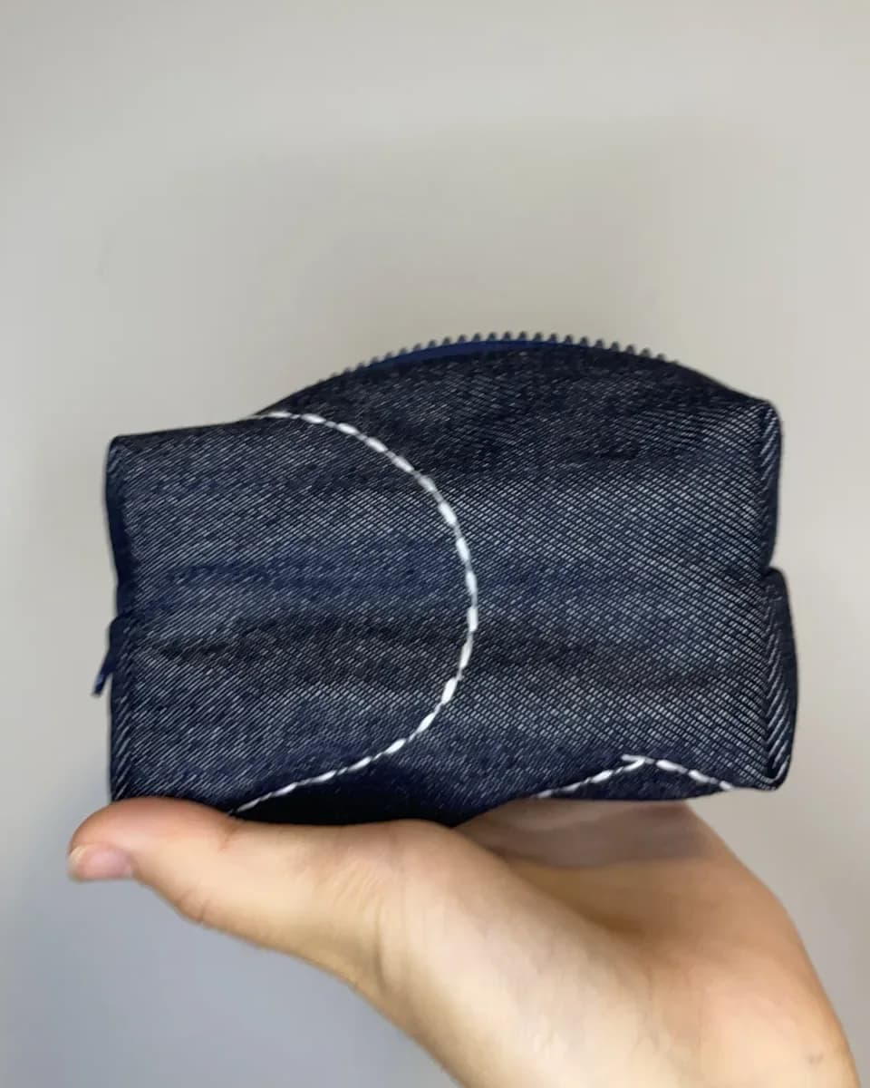 Kantete etui med glidelås – produktdetalj 3